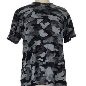 lululemon athletica Black and Gray Camouflage Tee